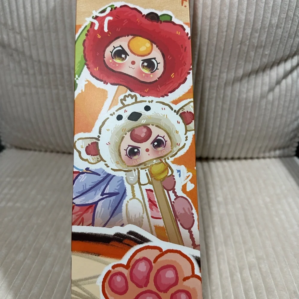 Baby Three Cat Teasing Stick w/ plush character.Blind box.Not opened